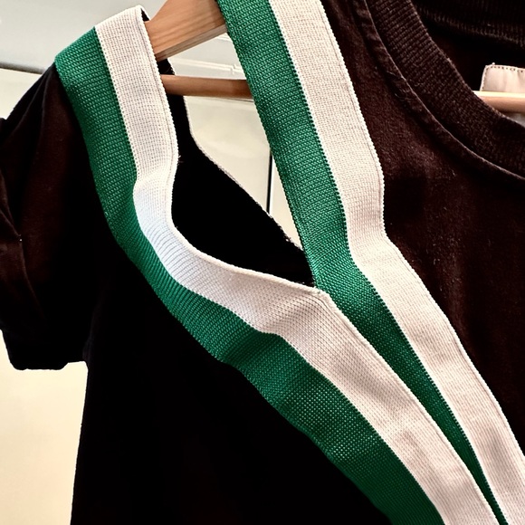 Current Elliot The Silt Striped Tee Dress 0 - Picture 5 of 7